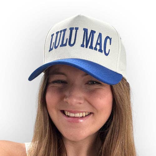 LM-3014 LULU MAC CAP ROYAL BLUE for wholesale by Girlie Girl Originals