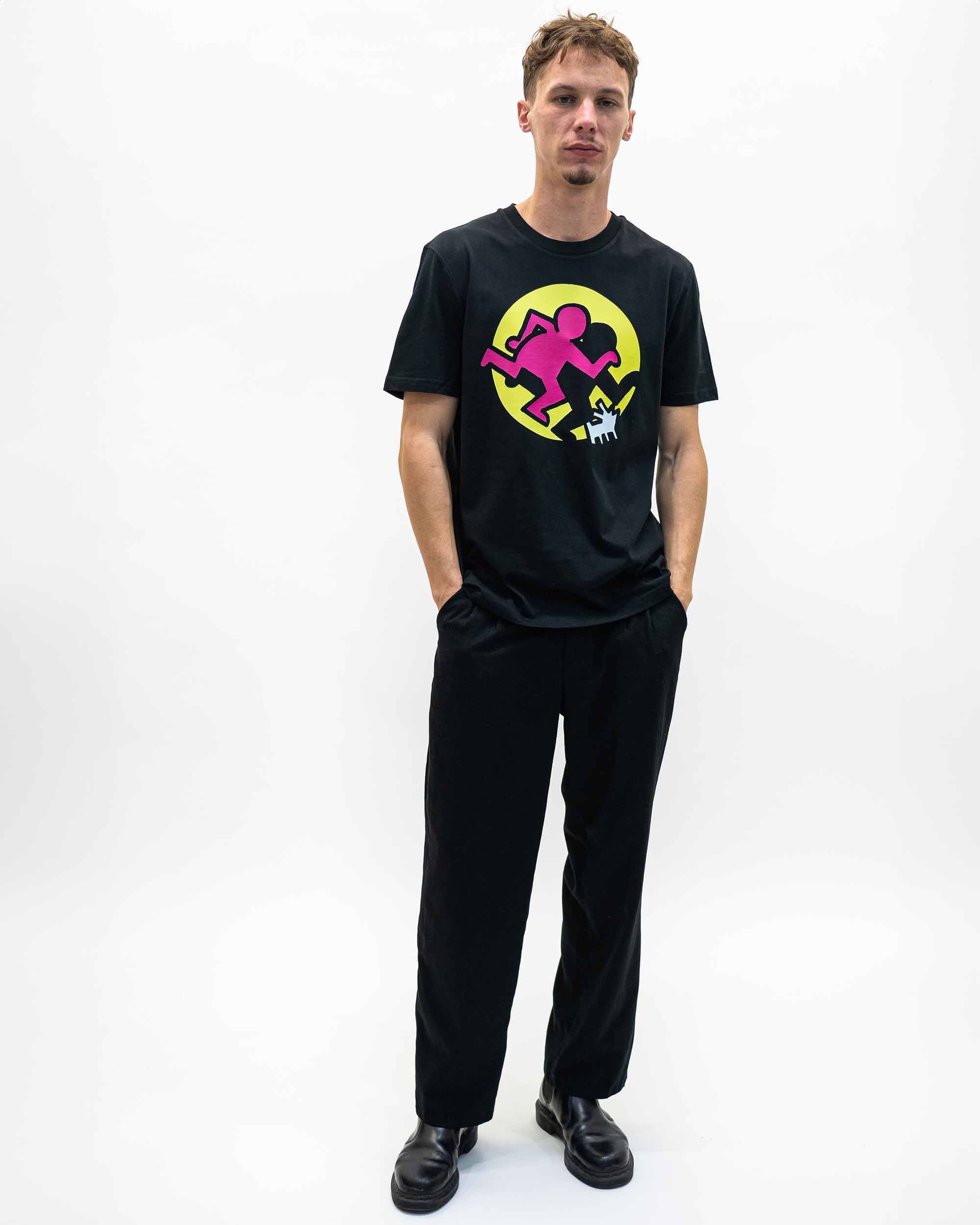 Grafitee - Wholesale Screen Printed T-Shirt - Unisex - Keith's Adventures T-shirt - Street Art Print Tee2