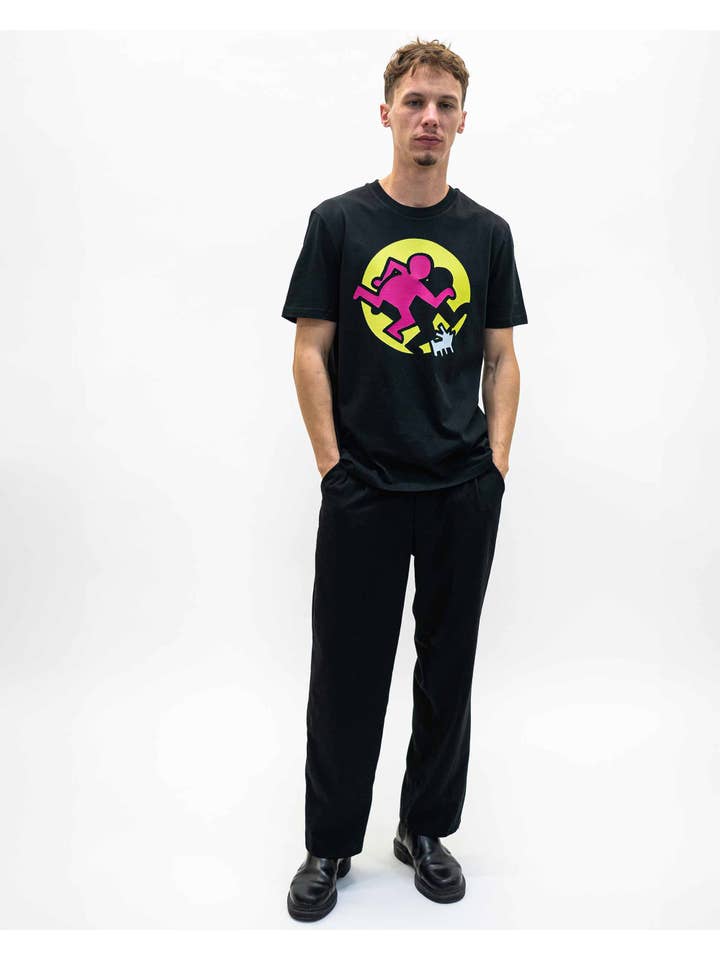 Grafitee - Wholesale Screen Printed T-Shirt - Unisex - Keith's Adventures T-shirt - Street Art Print Tee2