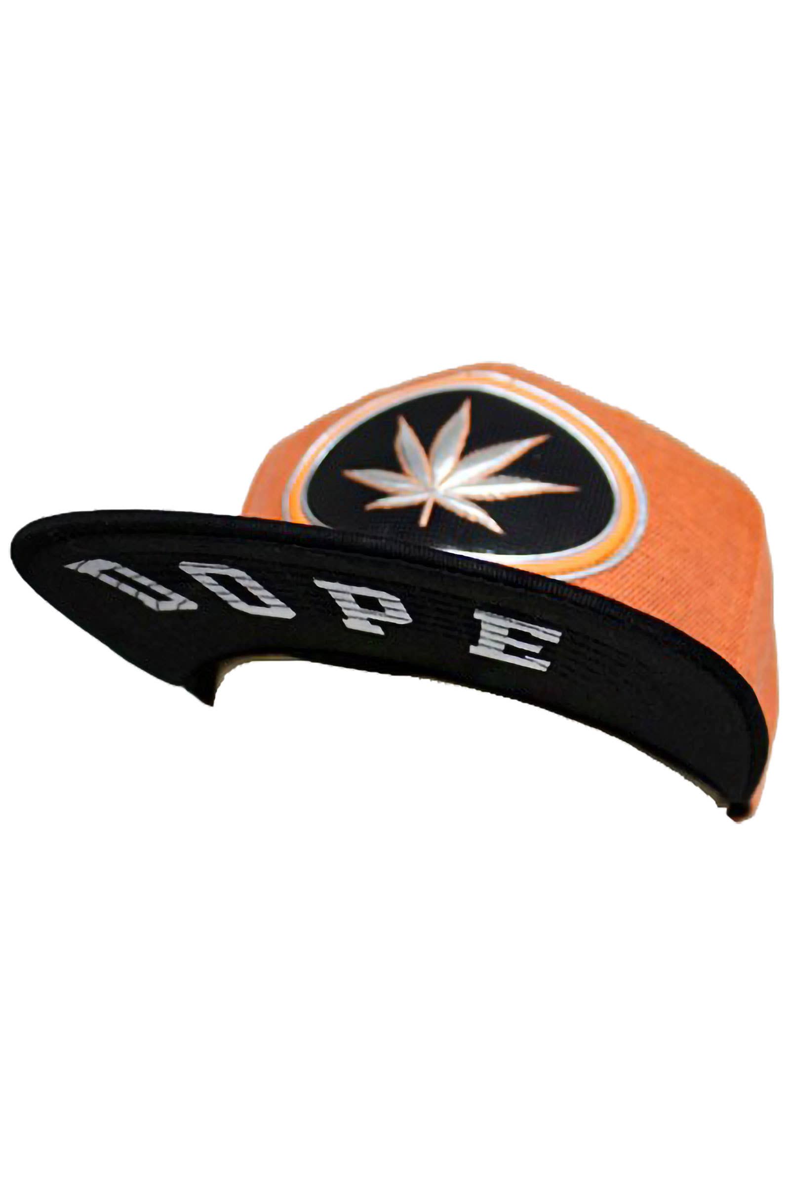 Cap Zone - Wholesale Flat Brim Cap - Unisex - Marijuana Chrome Logo Tweed Flat Brim Cap12