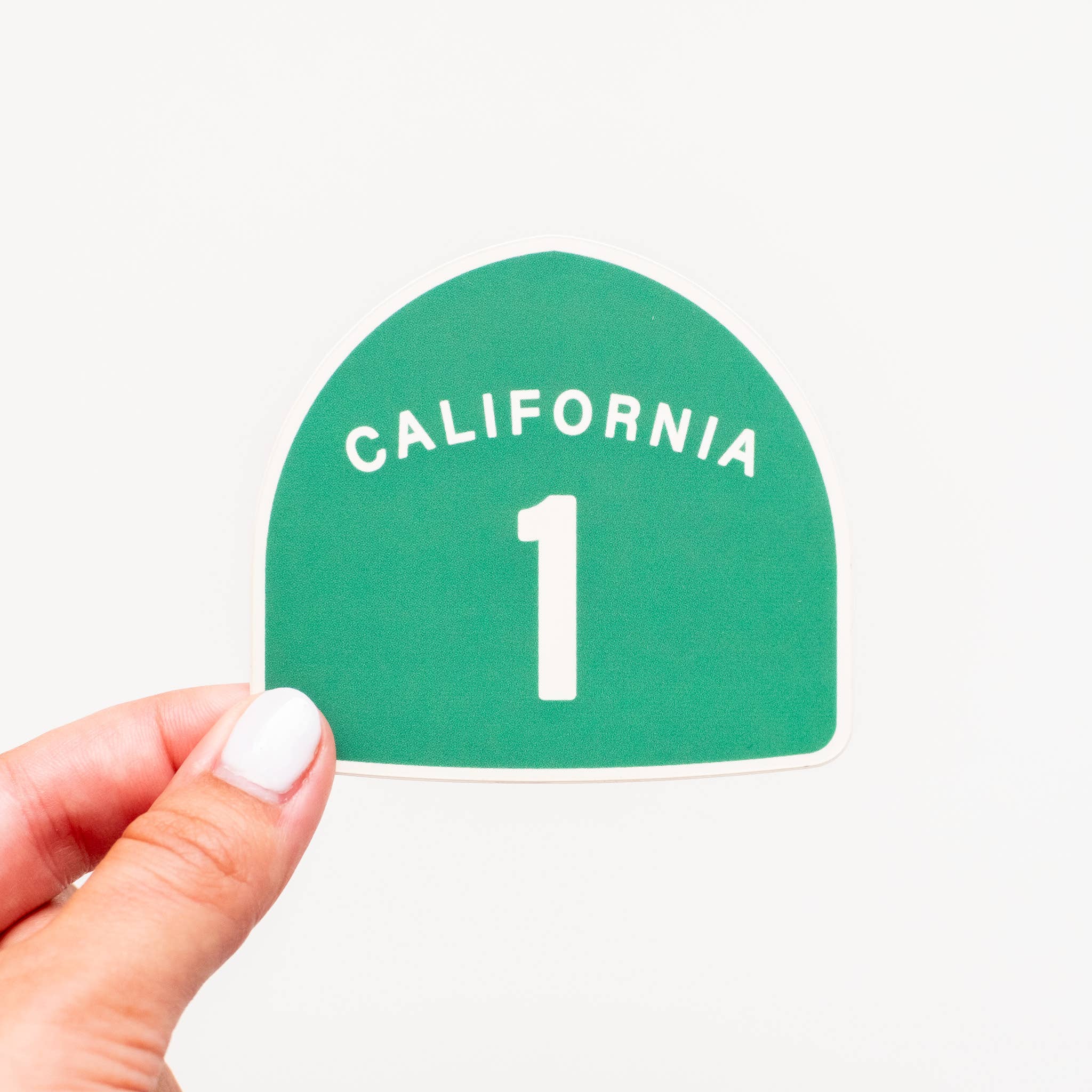 Union Made – Adesivos para telefone e portátil por atacado – Autocolante em Vinil California Highway 1 - PCH0