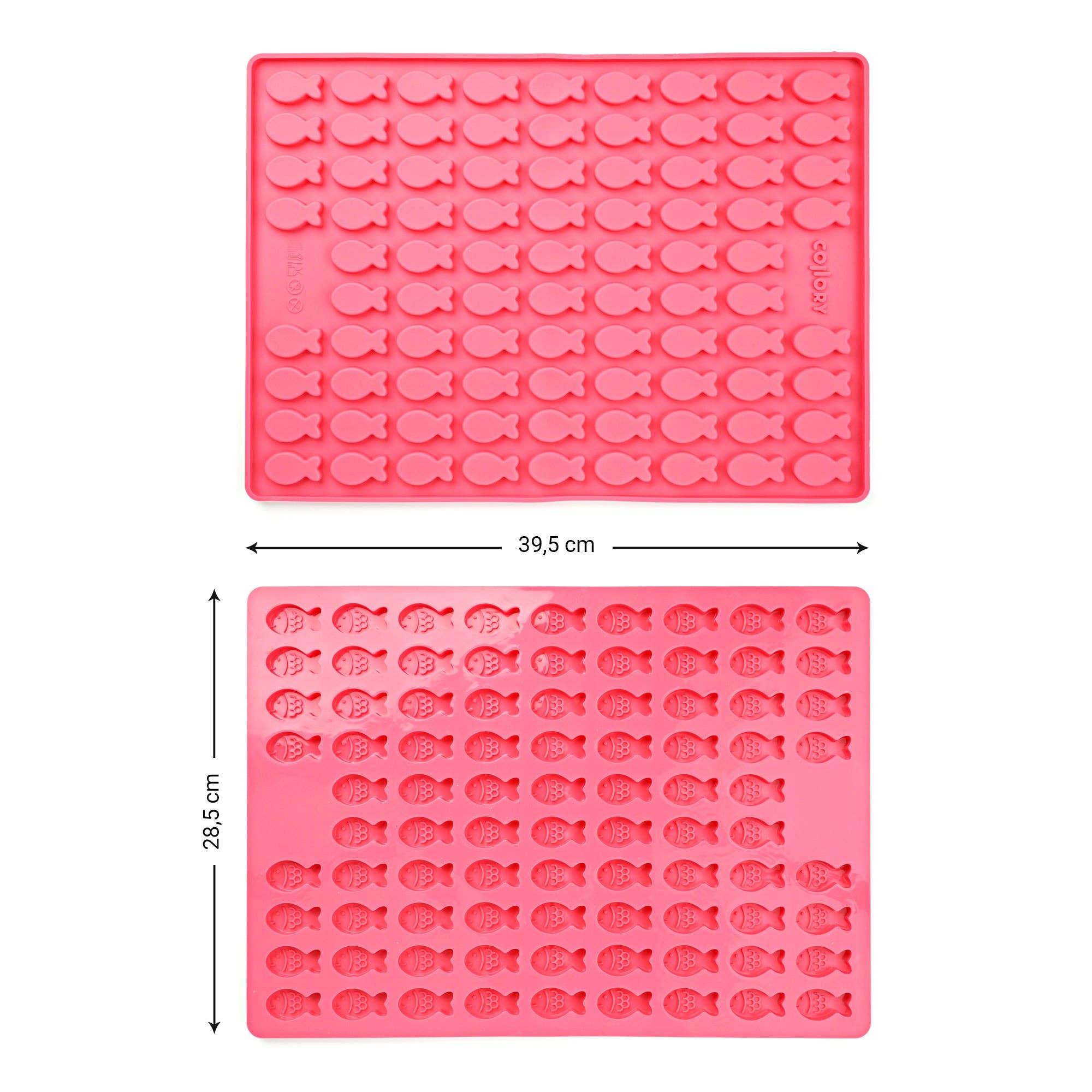 Collory - Wholesale Voedermat - Hond - Visvormige bakmatten voor hondenkoekjes (mini en medium)2