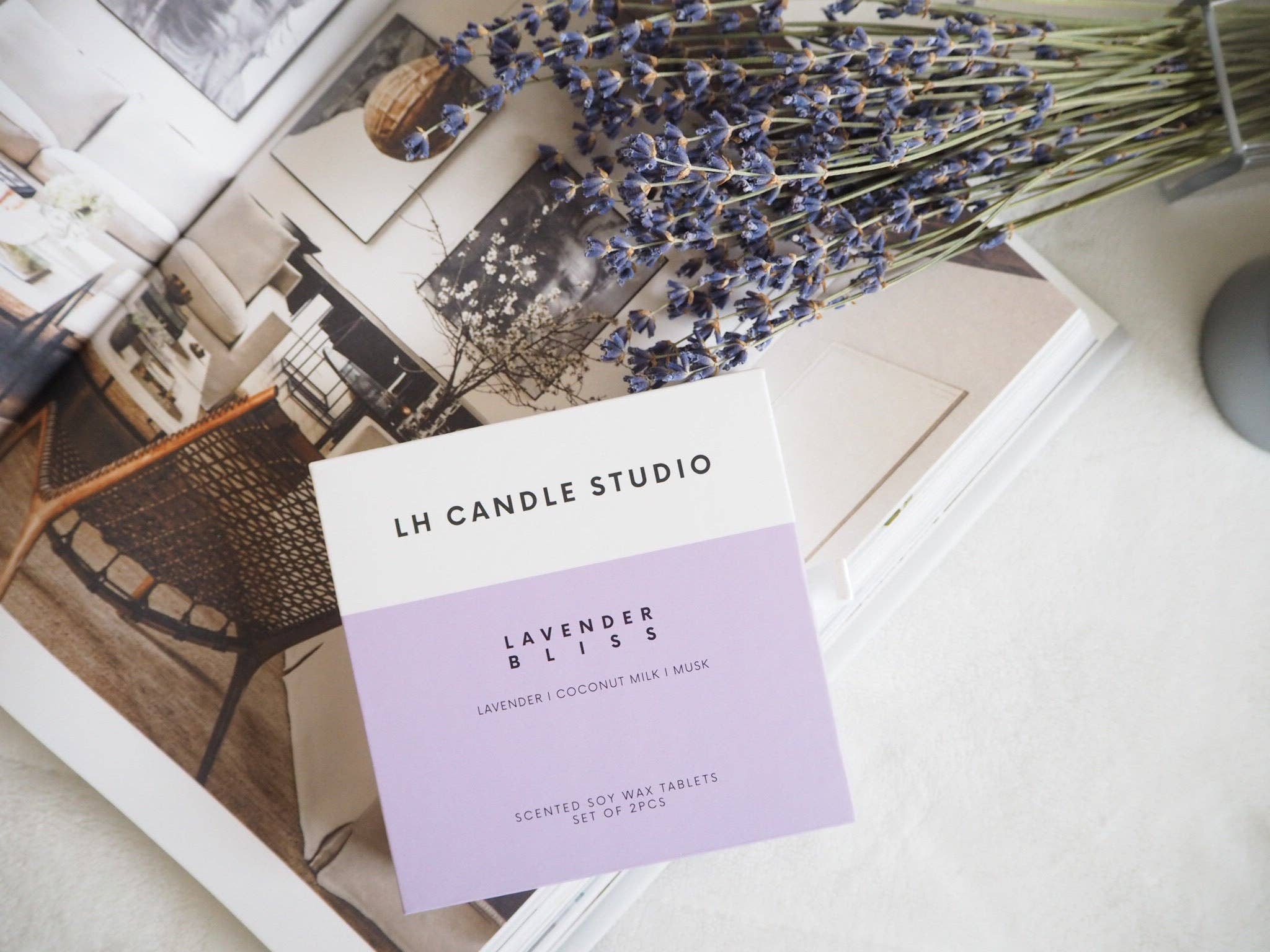 LH CANDLE STUDIO – Engroshandel Smeltevoks – Closet voksduftbar – Lavender Bliss2
