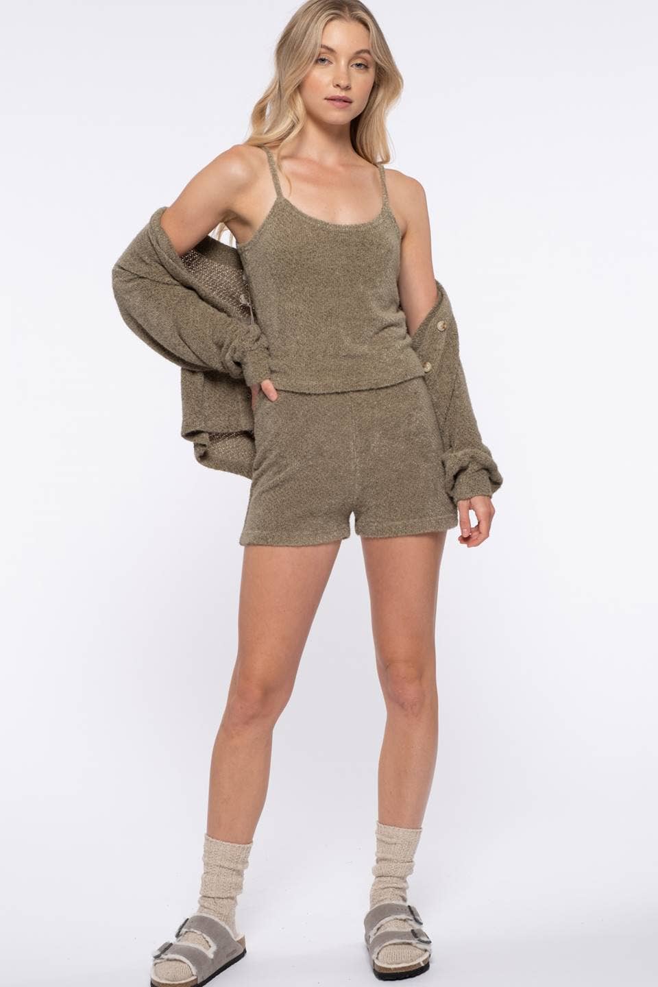 Blu Pepper - Vente Haut en maille – femme - HAUT EN MAILLE À ENCOLURE DÉGAGÉE4