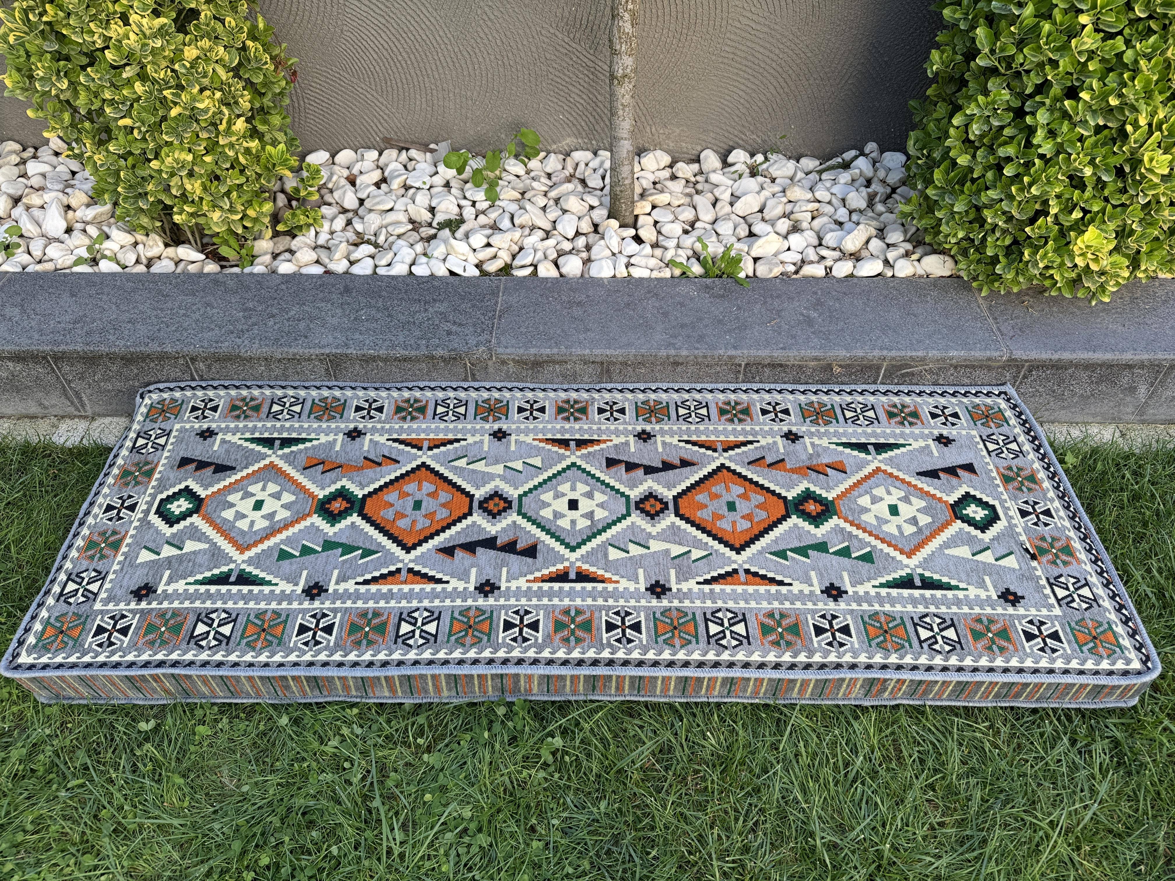 The Loom Wholesale – wholesale Ottoman – Handmade Floor Seating - Kilim Patterned Ottoman Floor Sofa16