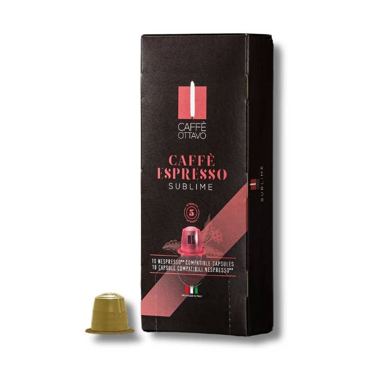 Caffè Ottavo - Capsules Coffee Sublime 10 par carton pour la vente par SALA CAFFE CO