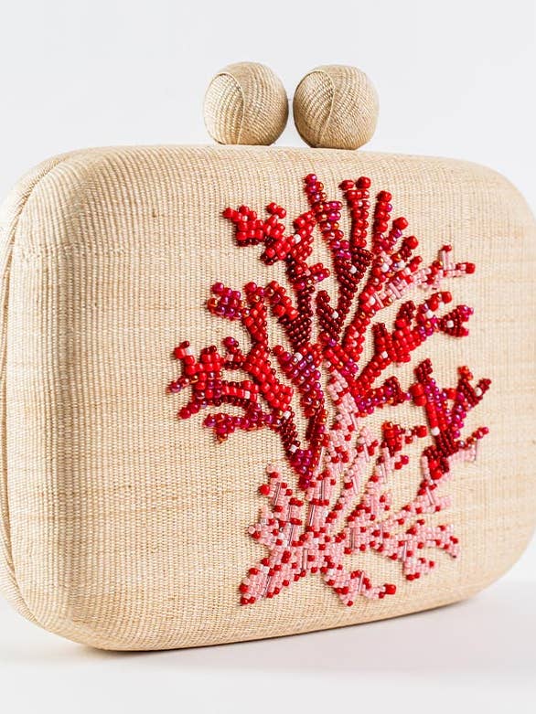 Coral Clutch for wholesale by Kasama