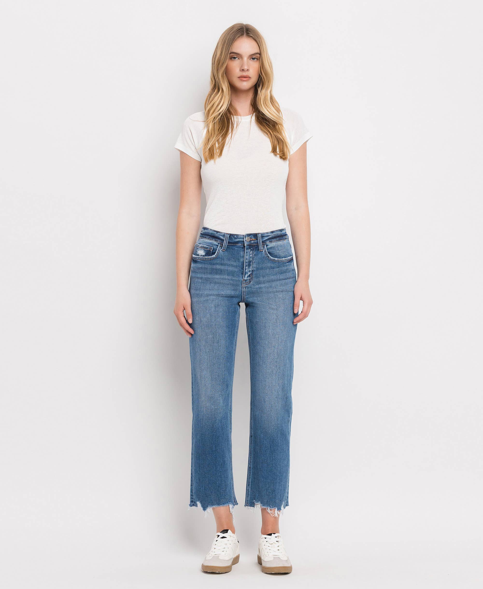 GALLANT HIGH RISE REGULAR STRAIGHT JEANS T6224 for wholesale on Faire3