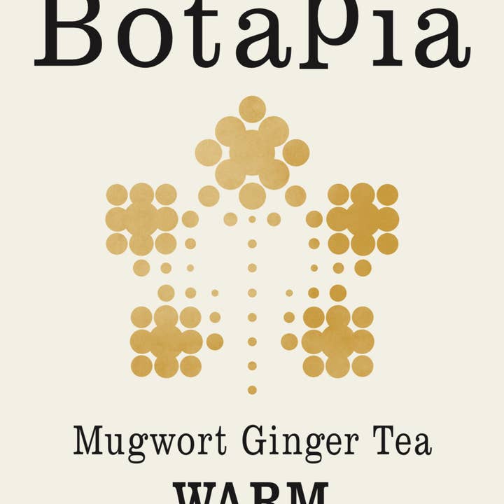 BotaPia - Wholesale Health/Detox Tea - CaffeineFree, Mugwort Ginger Tea - Warm5