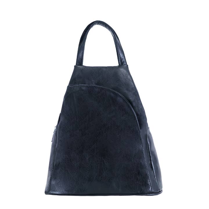 HC603-2 Exterior Zippered Pockets Backpack With Handle for wholesale by Papaya Fashion Ltd