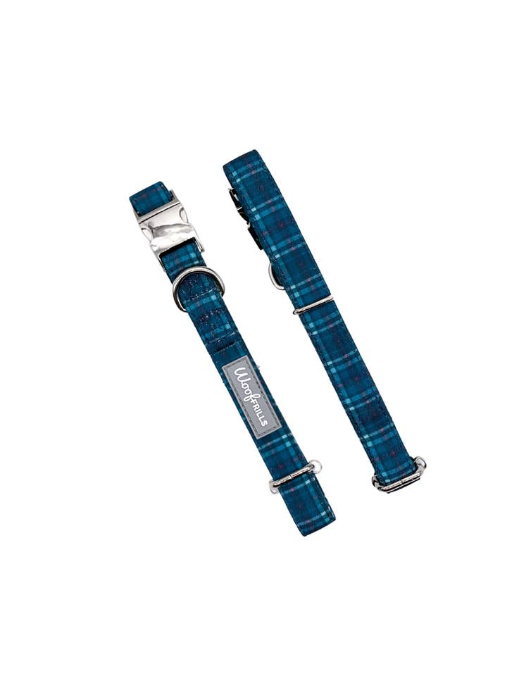 Dog Collar | Plaid date for wholesale by Woof Frills