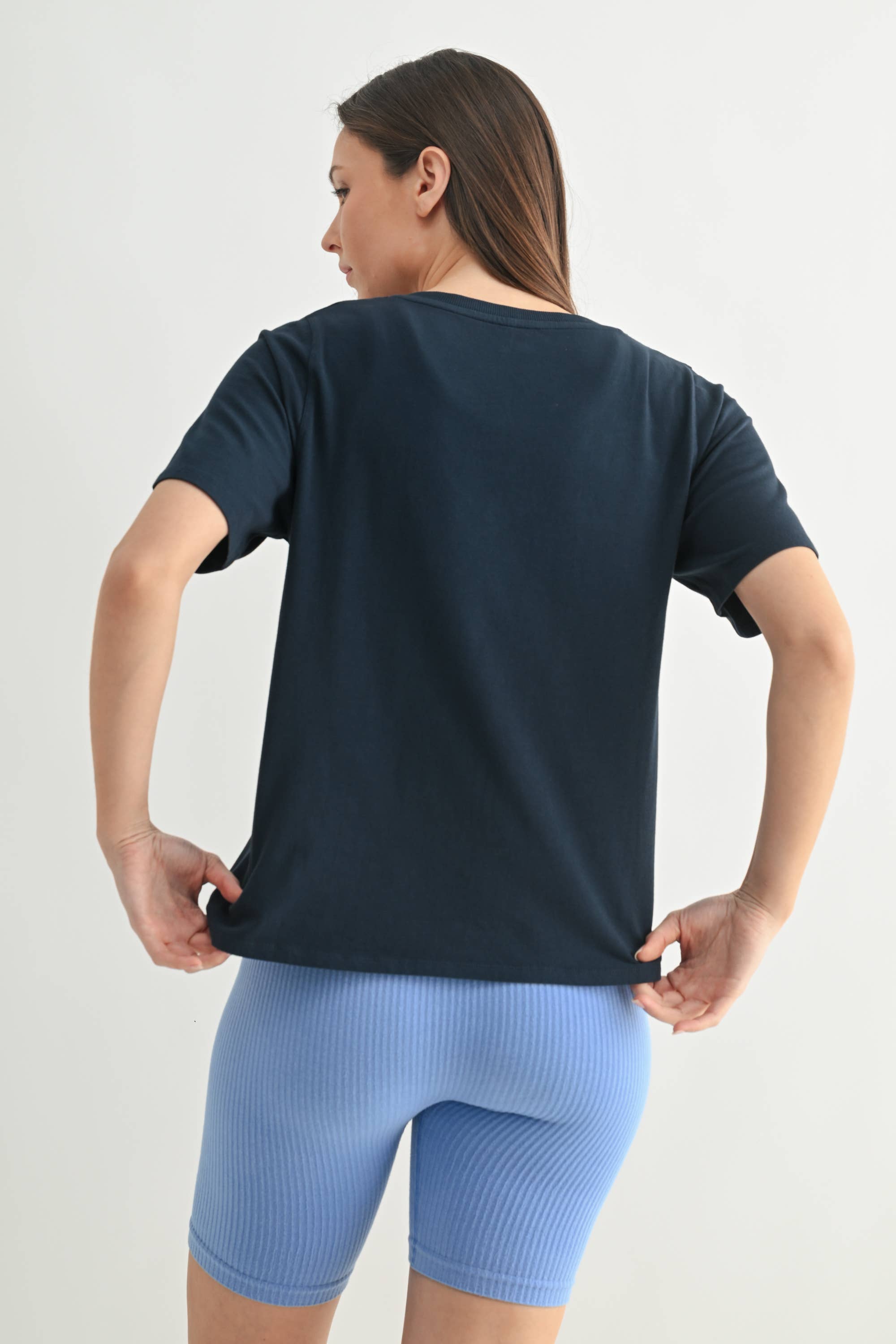 Mono B - Wholesale T-Shirt - Women's - Pima Cotton Blend V-Neck Tee14