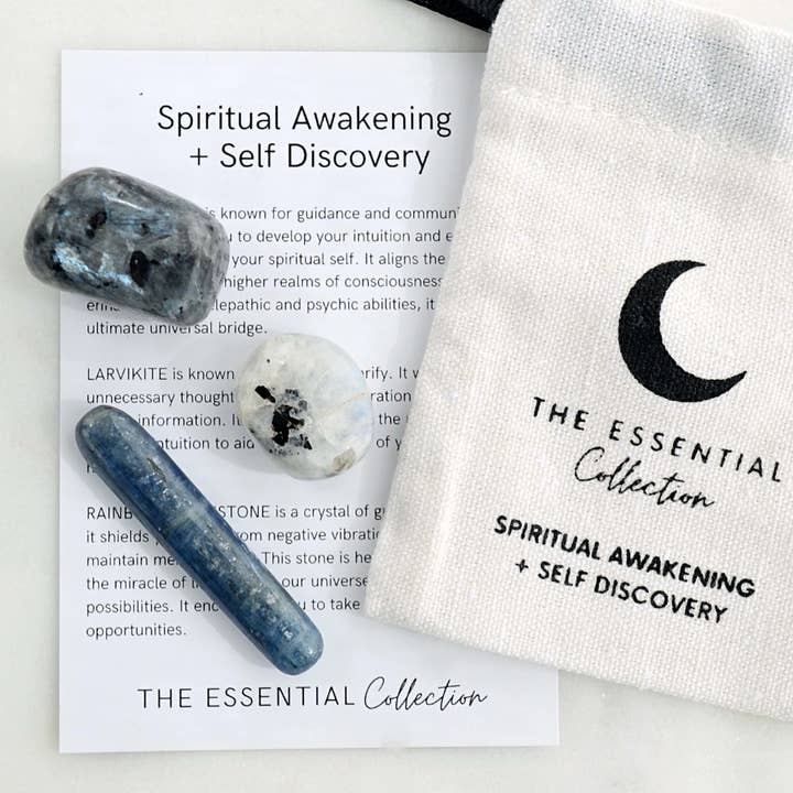 The Essential Collection - Wholesale Spiritual Stone/Crystal - Spiritual Awakening + Self Discovery Crystal Kit
