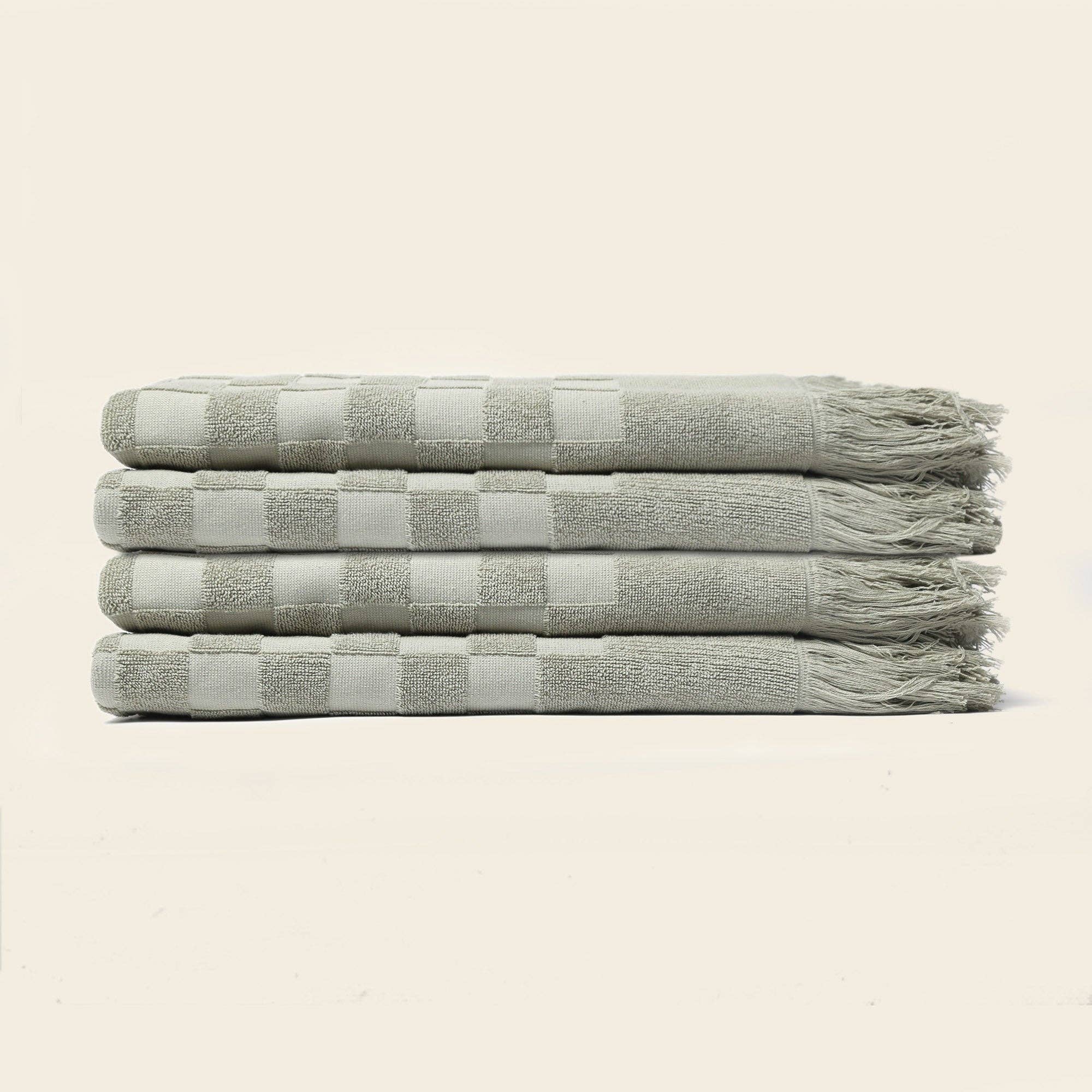 Happy Place Brand - Wholesale Bath Towel - Organic Checkered Bath Towel19