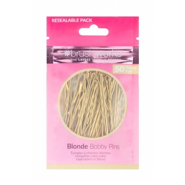 Beauty Pro - Wholesale Bobby pin – Women’s - Brushworks Blonde Bobby Pins0