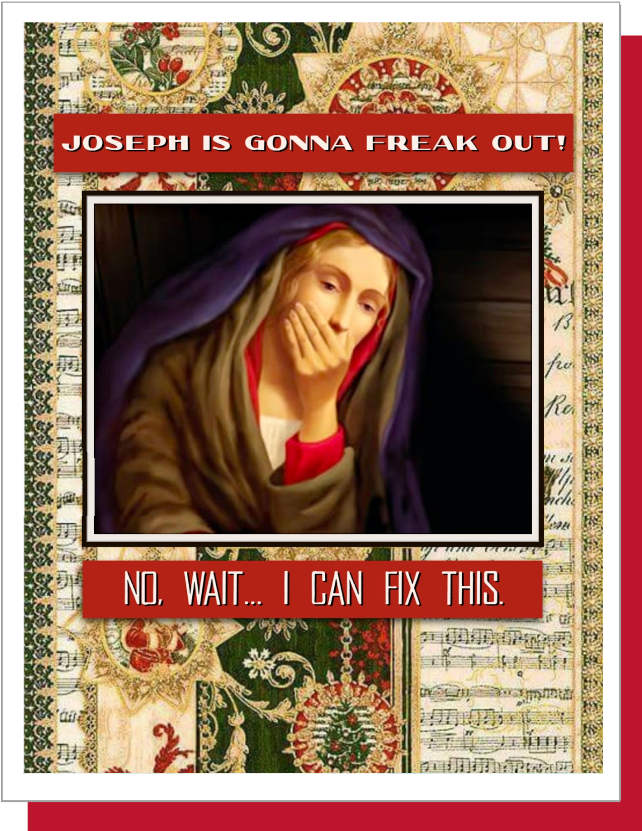 Ümlaut Brooklyn - Venta al por mayor Tarjetas de Navidad - Puedo Arreglar Esto - Tarjeta de Navidad0