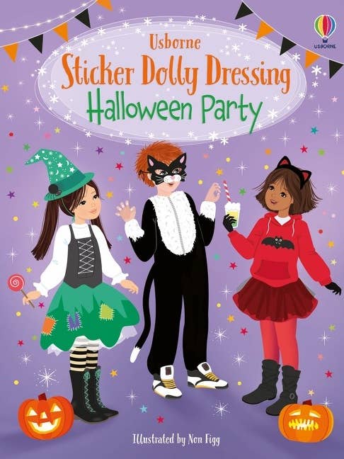 Sticker Dolly Dressing Halloween Party : Usborne for wholesale by HarperCollins