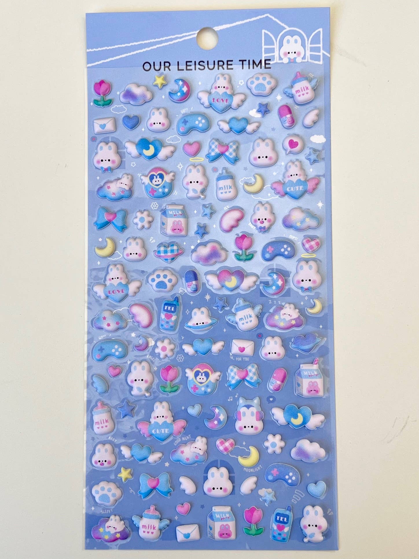 BCmini - Wholesale Sticker - 11023 Tiny Animal Food Court Puffy Assorted Stickers-126