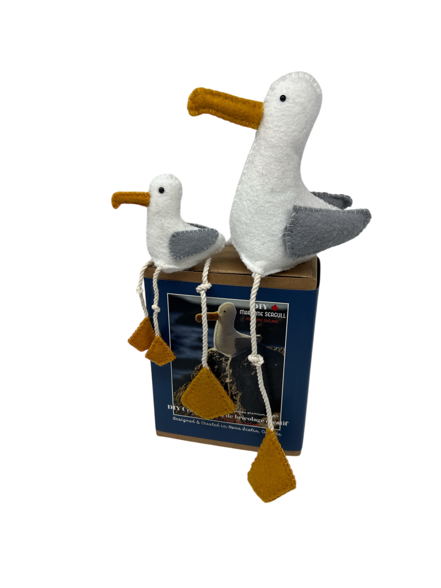 Genius Premium Craft - Vendita all'ingrosso Kit da cucito creativo - Kit cucito Gabbiano in feltro - Versioni costiera o urbana13