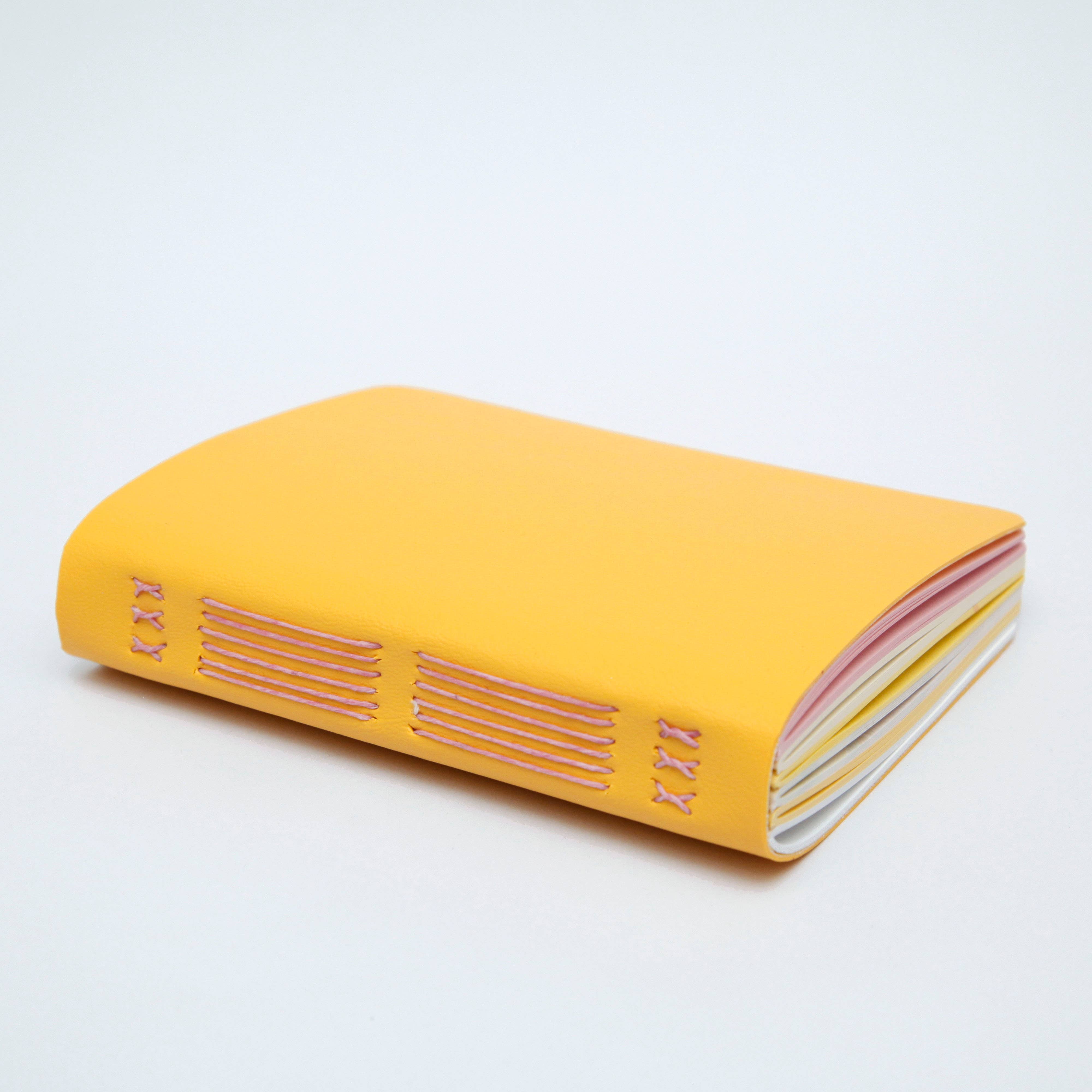 Original Brooks - Wholesale Notebook - Yellow Handsewn Notebook with Assorted Paper9
