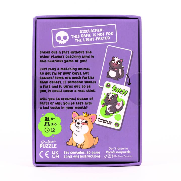 Professor Puzzle USA, Inc. - Wholesale Card Game - Queen of Farts5