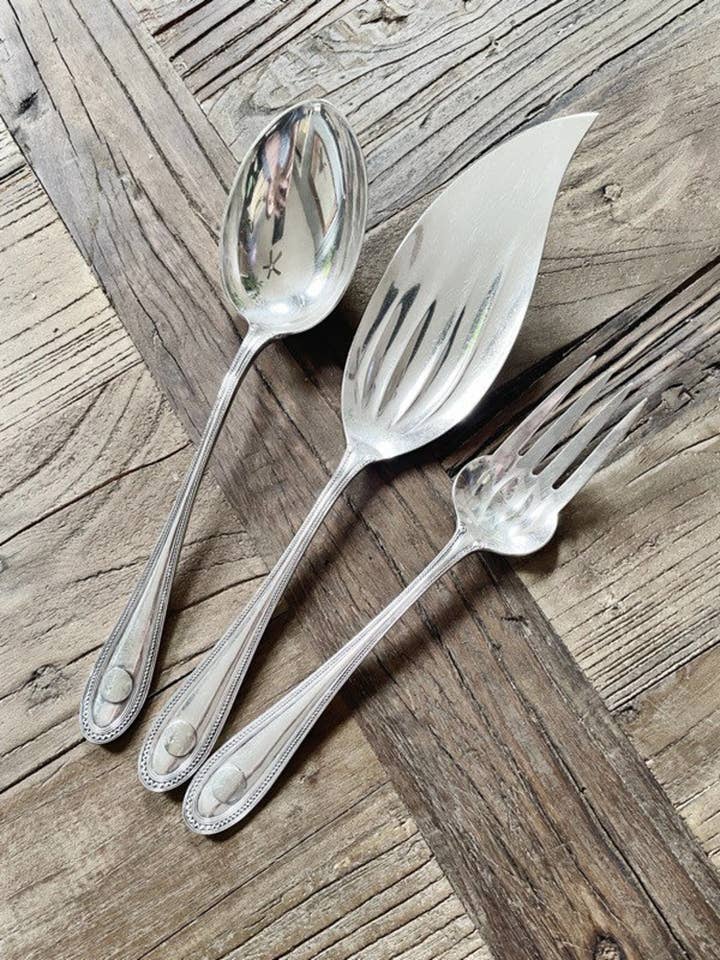 Antique Silver Plated Tiffany & Co Serving Set for wholesale by Batterby House