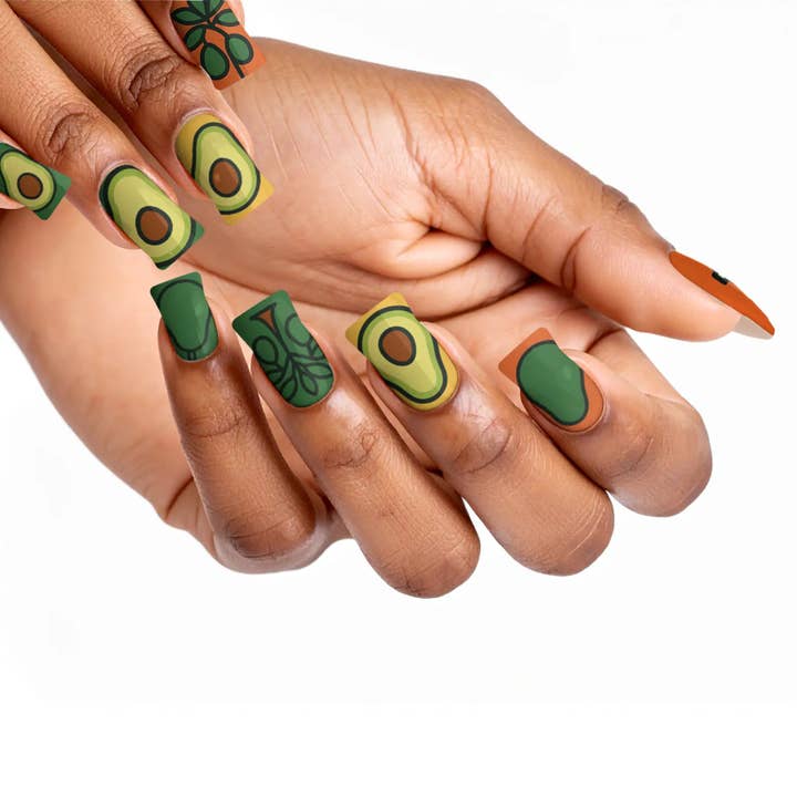 FYNE BODY - Wholesale Press-on/fake nails - Avocado Vibe Blast Avocado Press-On Nails25