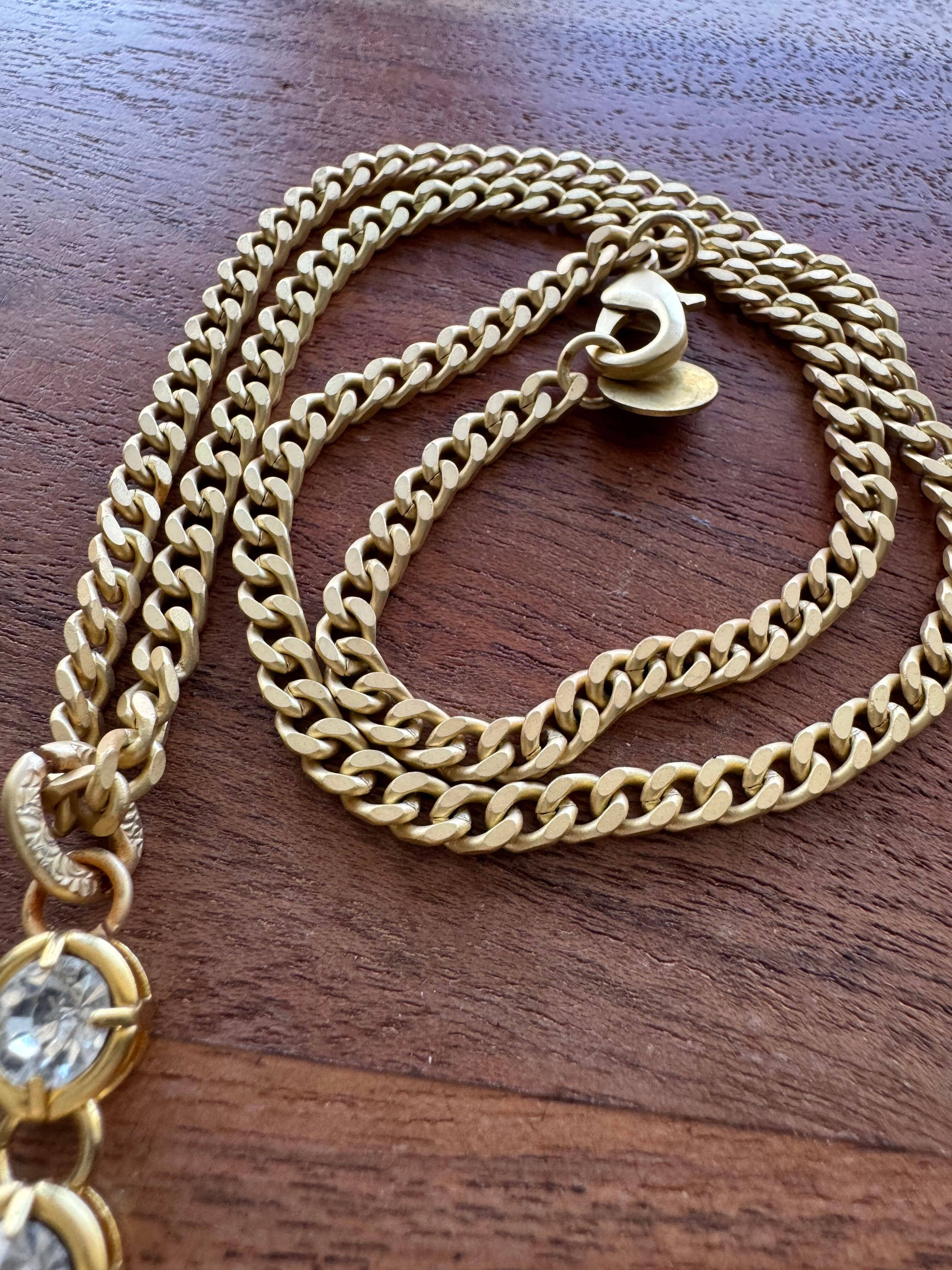 Loulu Designs - Wholesale Link & Chain Necklace - The Golden Grace Necklace3