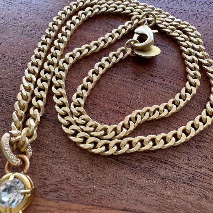 Loulu Designs - Wholesale Link & Chain Necklace - The Golden Grace Necklace3