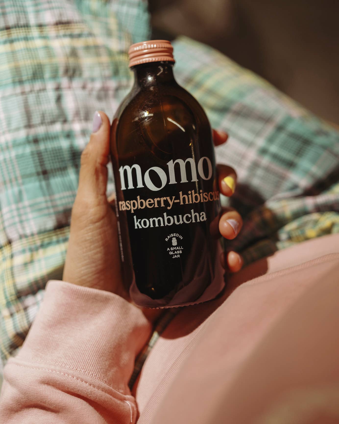 Momo Kombucha – wholesale Kombucha – Organic Raspberry-Hibiscus Kombucha (12 x 330ml bottles)2