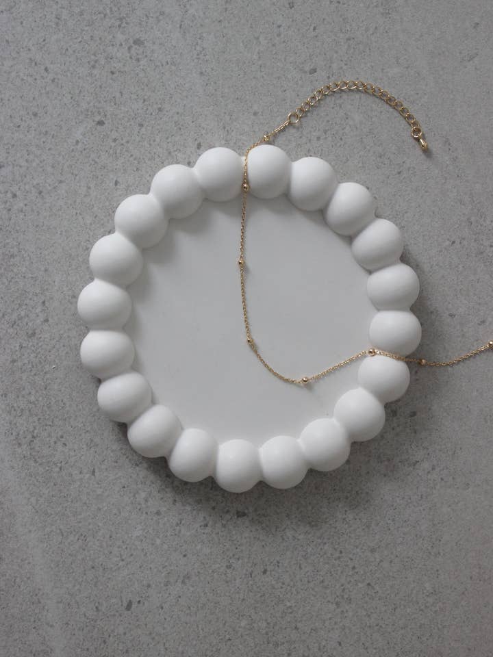 Cavigliera con palline a pois per la vendita all'ingrosso da parte di Shop Cins Creations