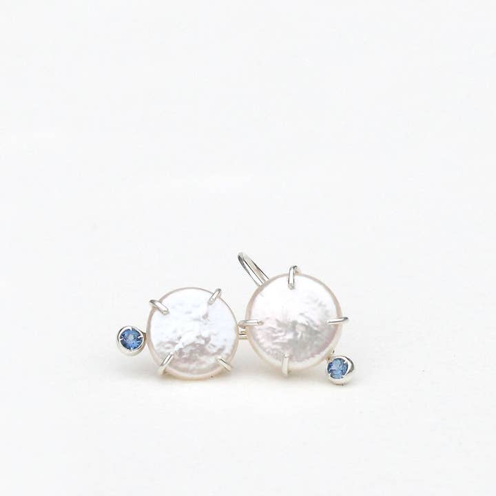 Brincos de Moeda de Pérola de Água Doce por atacado de Alana Douvros Jewellery