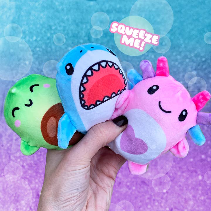 Top Trenz Inc - Wholesale Squishy Toy - Kids & Baby - Bubble Stuffed Squishy Friends Original Plush Wrapped Fidget