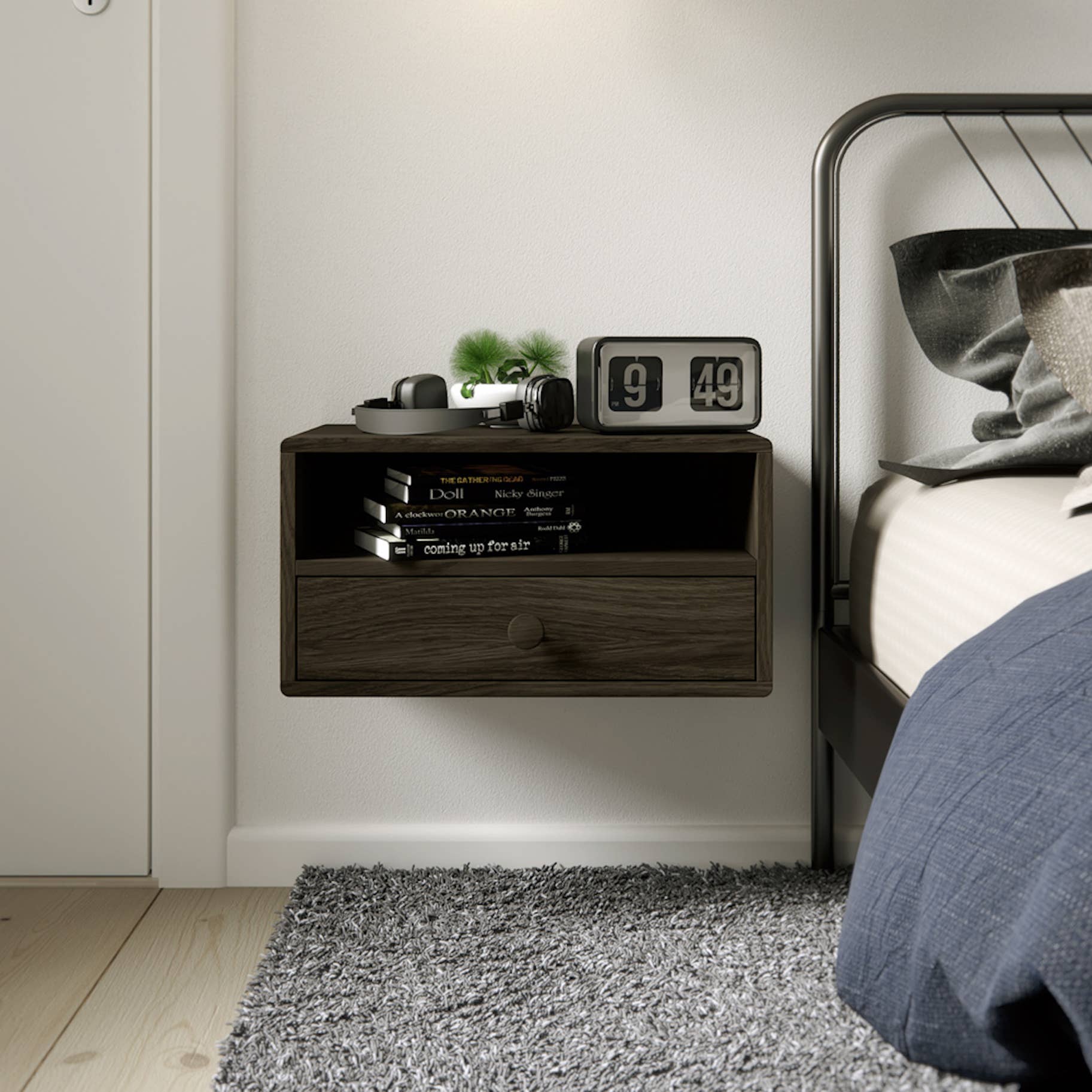 Mini Muebles de Dormitorio Blanco Mesita de noche MINI Mini Habitación Niños Juguetes caliente 