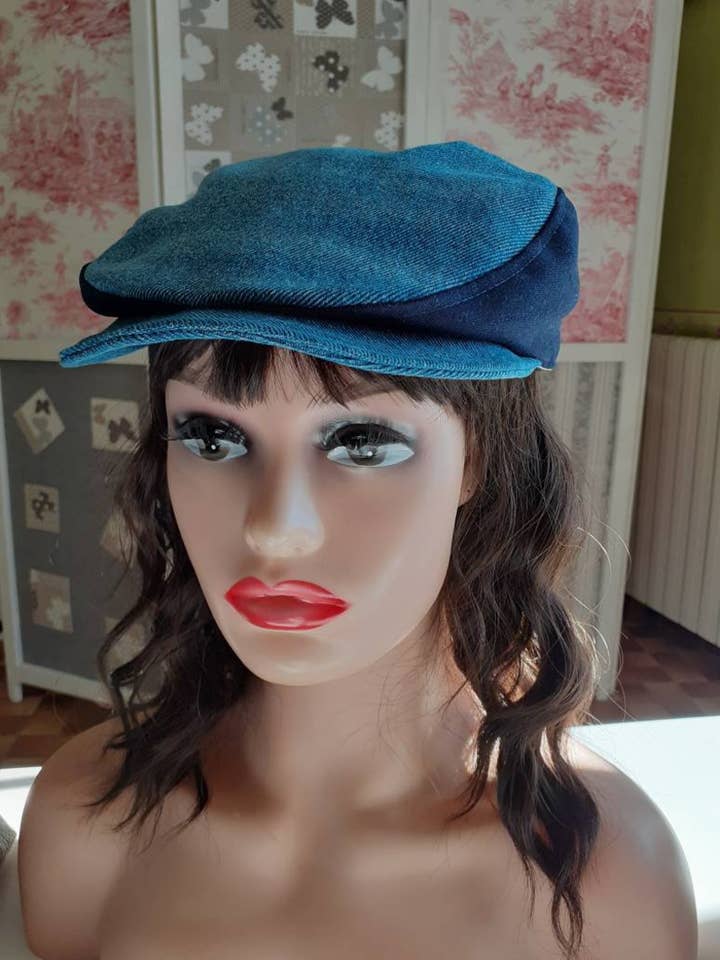Gorra vaquera plana para venta al por mayor de La Fabrique de Zazou