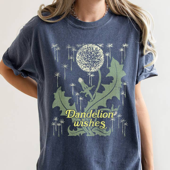 Refinery Number One LLC - Wholesale T-Shirt (Graphic) - Women's - Dandelion Wishes Vintage T-shirt