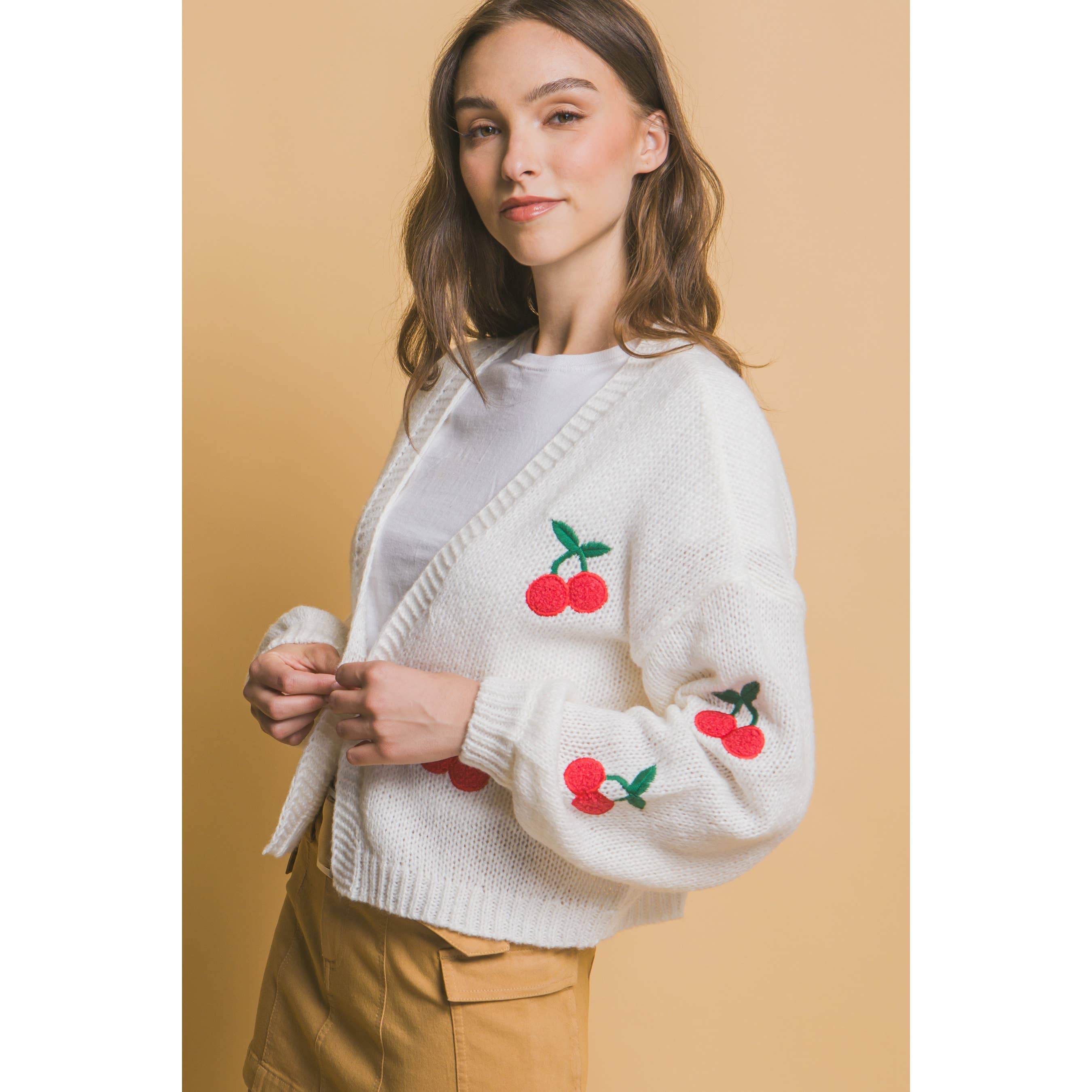 Apolline – wholesale Cardigan – Women’s – Cherries Cardigan8