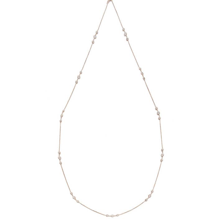 Kosa Jewels - Wholesale Pendant/Charm Necklace - Ardis diamond by the yard Necklace3