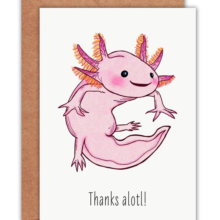 Golden Grove Paper - Wholesale Thank You Card - Thanks Alotl Card