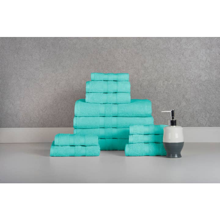 Bed Bath Fashions - Wholesale Towel Set - Bibb Home 12 Piece Egyptian Cotton Towel Set6