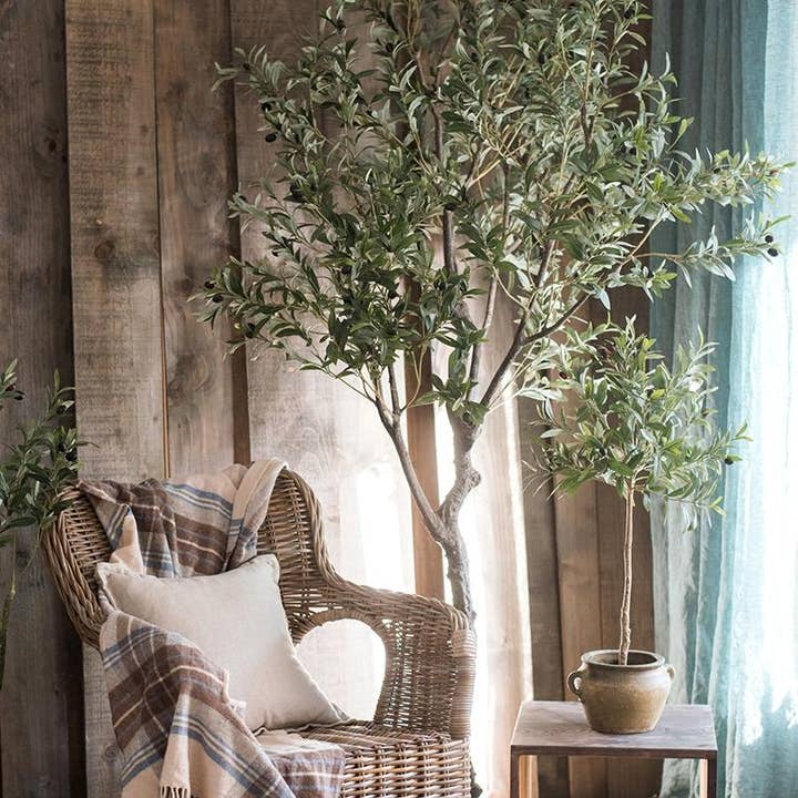 Rustic Reach - Wholesale Artificial Plant - Large Artificial Olive Tree0