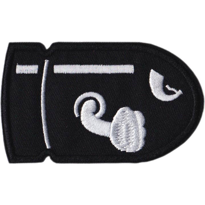 Square Deal Recordings & Supplies - Wholesale Patch - Patch - Super Mario Brothers - Bullet Bill