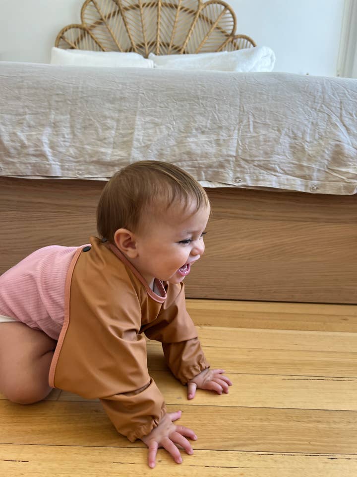 Choc Berry | Smock Bib for wholesale by Tilda & Moo