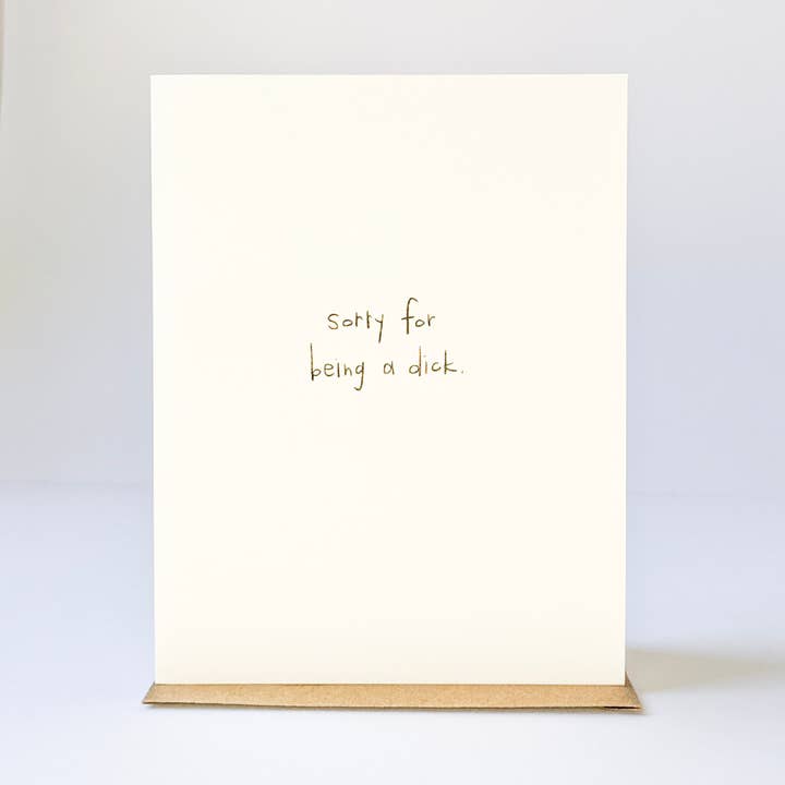 Eu sou um cartão de pau por atacado de under the stairs paper co.