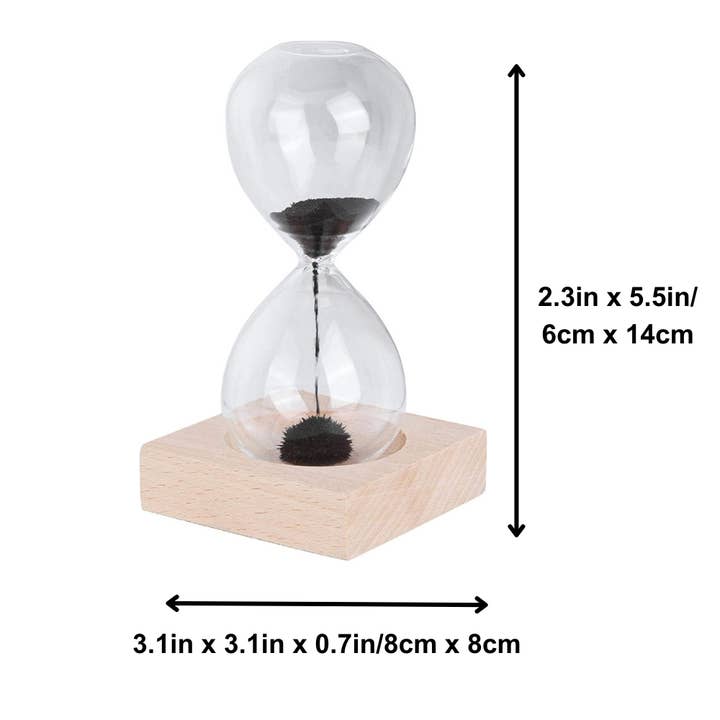 Moderny - Wholesale Decorative Tabletop Object - Magnetic Sand Hourglass4