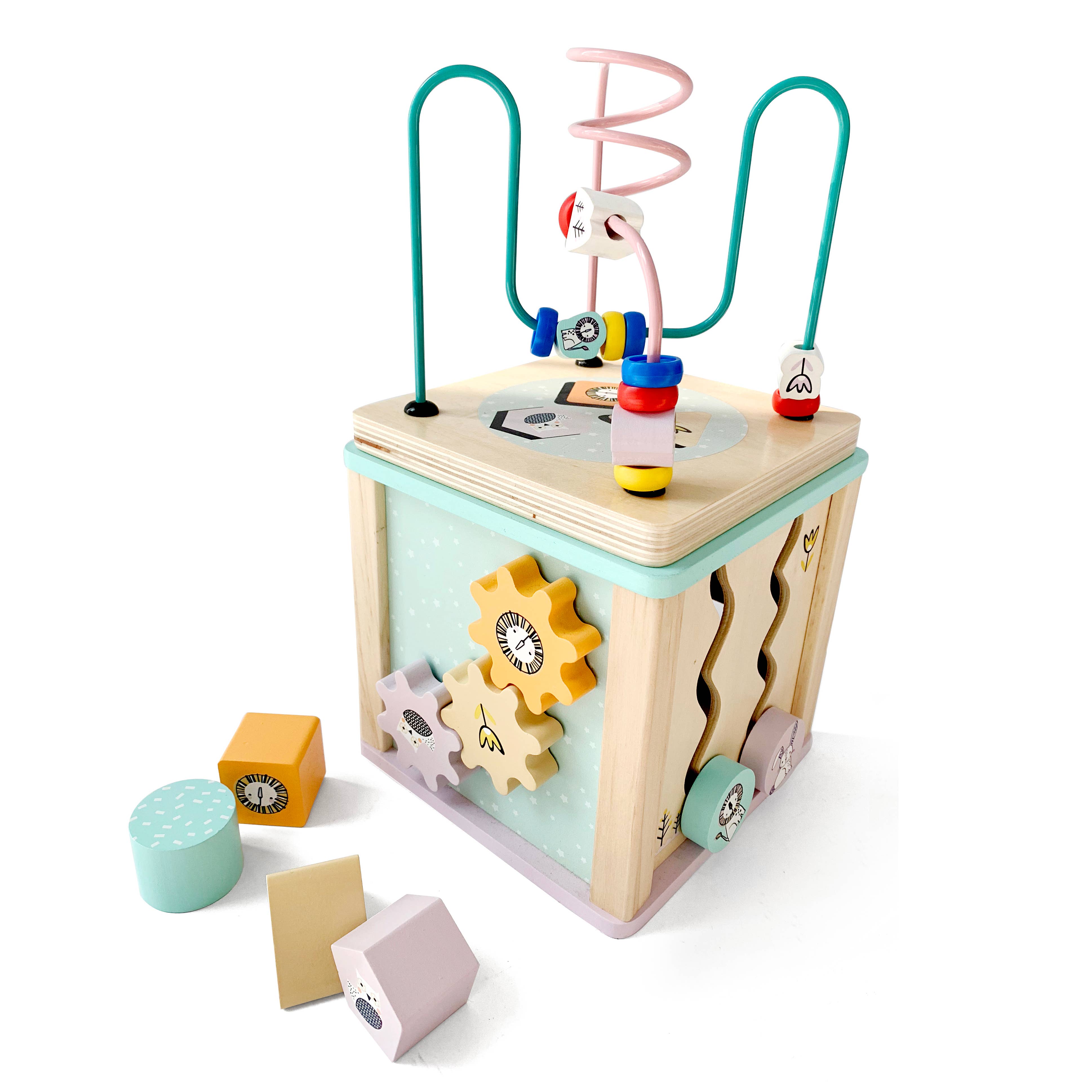Leo & Friends - Vente Jouet en bois – enfant - Jouet d'activité en bois LEO & FRIENDS pour filles de 1 ou 2 ans21