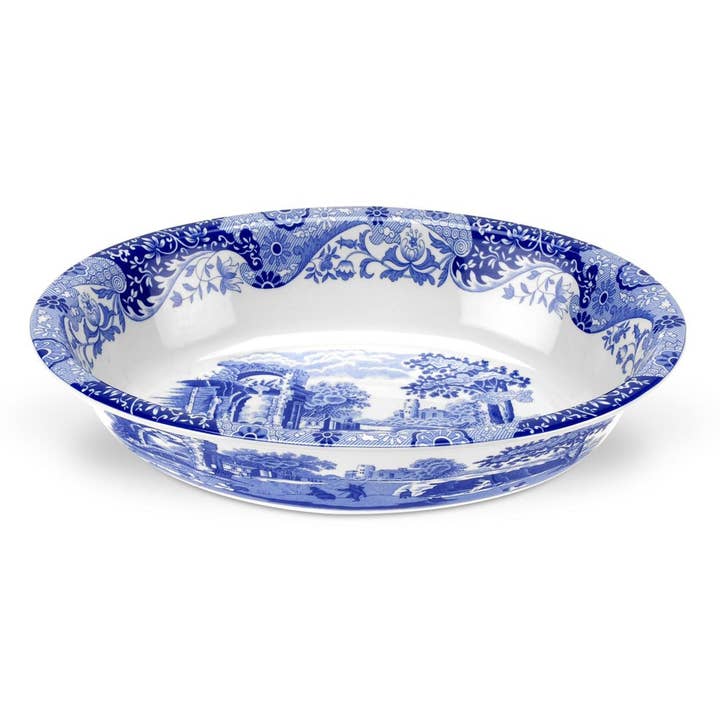 Portmeirion, Spode, Pimpernel, Nacthmann, Wrendale Designs - Wholesale Dish - Spode Blue Italian Oval Rim Dish0