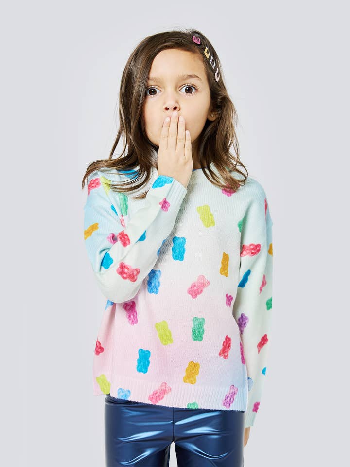 GUMMY BEAR PRINT SWEATER for wholesale by Hannah Banana , Baby Sara