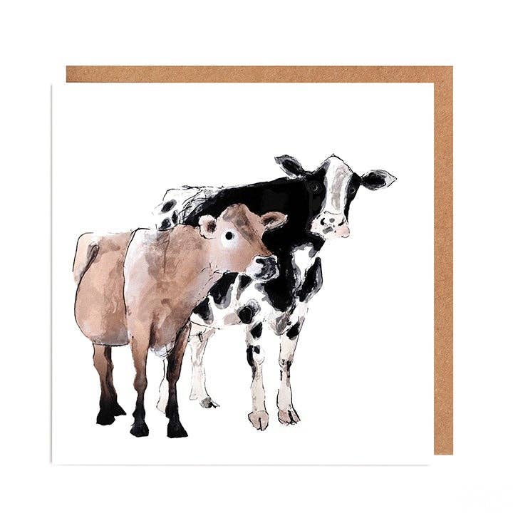 Catherine Rayner Trading Ltd – wholesale Everyday greeting card – Friendly Cows Card for all Occasions