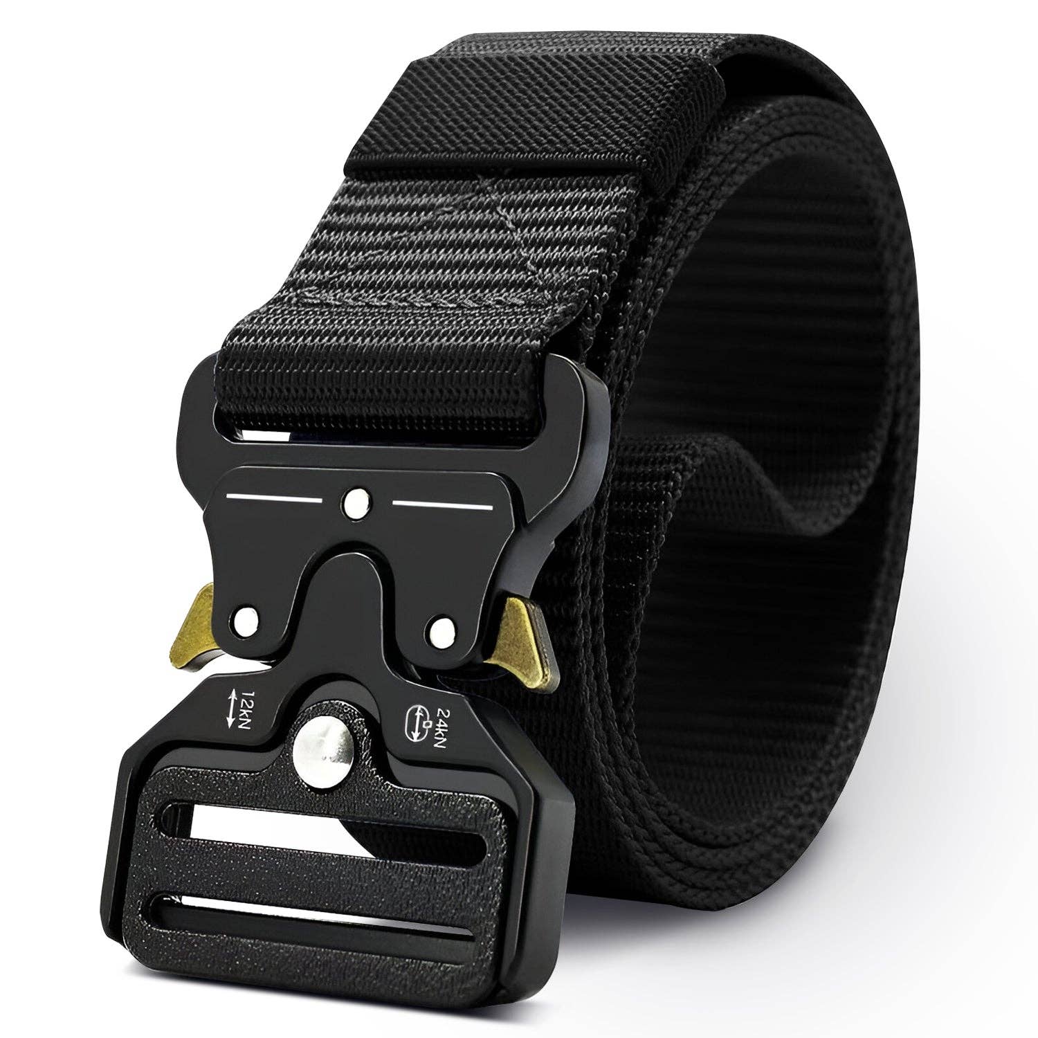 Ledsone - Wholesale Belt - Men's - Fabric Trim Men's Belt Adjustable Buckle Fit for Men Dress ~53376